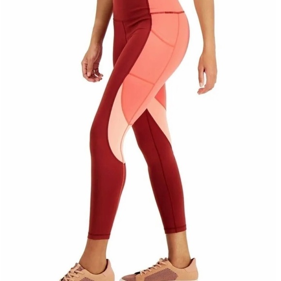 𝅺ID Ideology Women's Colorblock 7/8 Leggings-NWT - Picture 4 of 7